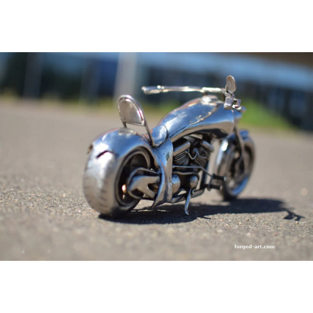 Chopper motorbike model handmade